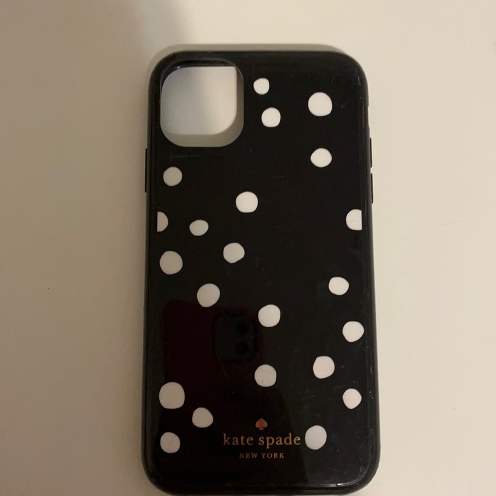 Kate spade black and white phone case